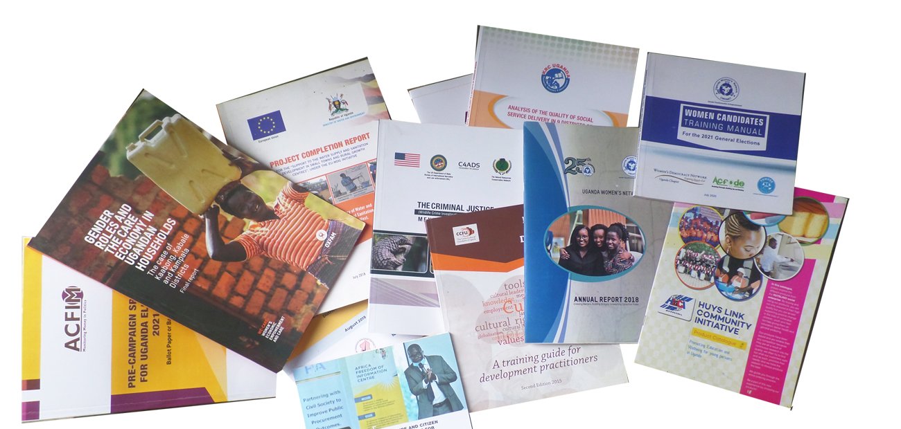 WORK 1 printing work portfolio of books reports and manuals printed in Uganda