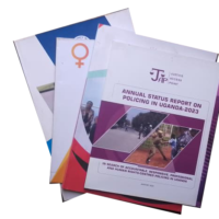 stack of printed books produced through Book printing portfolio in Uganda